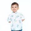 Camisa infantil manga longa tecido coqueiros